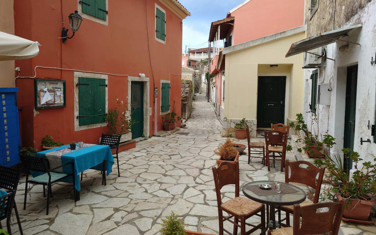 Makrades Corfu Village Street